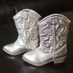 Chrome Cowboy boots girl size 8